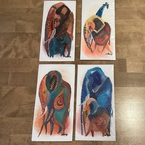 African Elephant Canvas Art from South Africa